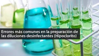 Errores más comunes en la preparación de Hipoclorito de Sodio ¿desinfectante confiable [upl. by Ujawernalo]