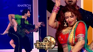 Jhalak Dikhhla Jaa 10  Rubina Dilaik And Shilpa Shinde Amazing Dance Performance On Stage [upl. by Halli]