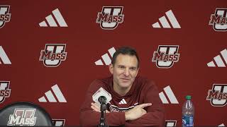 UMass WBB  Press Conference vs George Mason  012124 [upl. by Anid574]