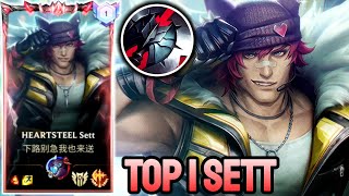 WILD RIFT SETT  TOP 1 SETT GAMEPLAY  GRANDMASTER RANKED [upl. by Einnahpets]