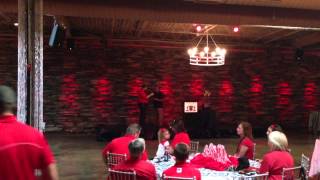 Coach Kenny Carter at 2013 Cardinal Caravan [upl. by Nywnorb]