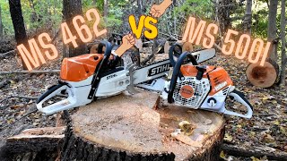 STIHL MS 500i vs STIHL MS 462 [upl. by Reld]