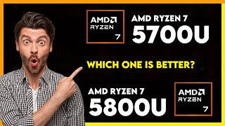 AMD Ryzen 7 5700U vs AMD Ryzen 7 5800U Comparison [upl. by Rebba]