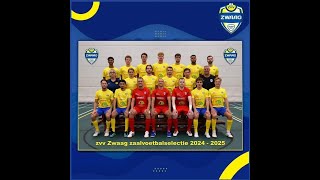 20241122 Zaalvoetbal Eerste Divisie A zvv ZwaagAC Kingdom interviews [upl. by Briana]