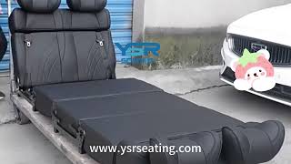 RV Driver Seat Motorhome Folding Seat Bed Van Seat Camper Seat Caravan Seat YSR 2 Seater RV Bed [upl. by Aissat]