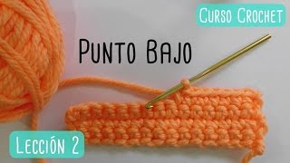 Crochet para principiantes punto bajo [upl. by Aket382]