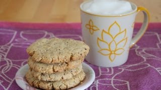 Rezept Dinkel Haselnuss Kekse mit Stevia  Haselnuss Cookies ohne Zucker [upl. by Suiramad]