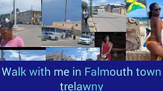 Falmouth town trelawny Jamaicawalk with me [upl. by Anivel]