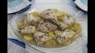 Bakalar na bijelo recept Cod Fillets Recipes Sašina kuhinja [upl. by Drislane602]