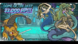 Neopets Battledome  1P The Drenched  Mighty Difficulty Hard 33000 HP [upl. by Icnarf]