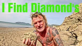 Finding Diamonds on Kalamaki Beach Zante Greece vloggingadeadhorse [upl. by Inaja]