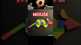 Mouse making with Magnetic shapes [upl. by Eanod]