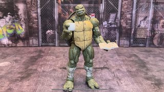 NECA Teenage Mutant Ninja Turtles The Last Ronin The Last Ronin Battle Damage Review [upl. by Ahsenroc]