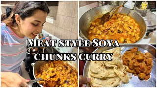 Meat Style Soya Chunks Curry  Diya Krishna  Ozy Talkies [upl. by Kroy769]