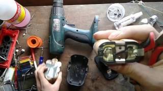 How To Make a Super Powerful Liion Battery 148V 3A For Cordless Drill [upl. by Tiphanie]