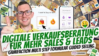 Digitale Verkaufsberatung für mehr Sales amp Leads 🤑 Gamifaction Multi Step Formular Guided Selling 📈 [upl. by Nawram]