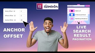 Anchor Offset and Live Search Result Pagination  Elementor 325 Update [upl. by Nessah]