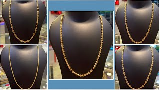 7 Grams Starts Gold Chain Varieties Collections For Regular Use [upl. by Nahta335]