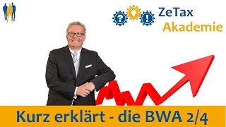 Die betriebswirtschaftliche Auswertung kurz erklärt Teil 24 [upl. by Kremer848]