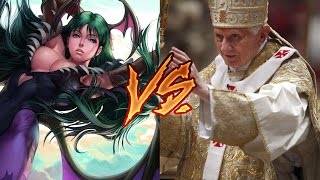 MUGEN \ Morrigan Aensland me VS Pope Benedict XVI [upl. by Alysa161]