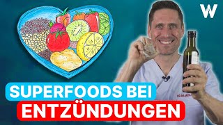 Entzündungen mit Ernährung lindern Meine Top entzündungshemmende Lebensmittel für uns Alle [upl. by Jacquelin]