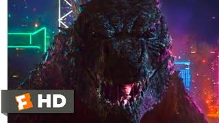 Godzilla vs Kong 2021  Hong Kong Fight Scene 710  Movieclips [upl. by Nauqe]