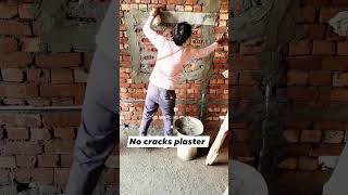 Plaster no cracks fibers jali use wall joined construction [upl. by Septima114]