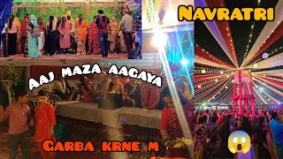 Aaj to Maza Hi Aagya  GARBA NIGHTS  ARE BAAP RE😱 [upl. by Ahsiakal]