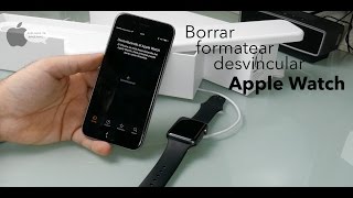 Cómo borrar desvincular y formatear un Apple Watch [upl. by Osicran175]