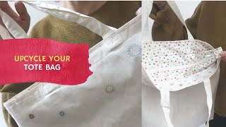 Upcycle Your Tote Bag with a Recessed Zipper [upl. by Haela231]