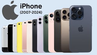 Evolution of iPhone Complete History 2007 to 2024 [upl. by Rutledge]