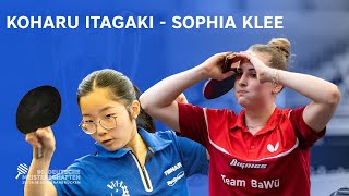 Koharu Itagaki  Sophia Klee I 1 Runde Einzel DM 2022 I Highlights [upl. by Dare]