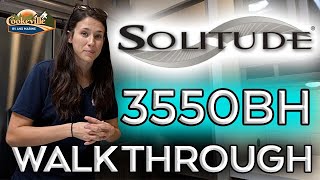 2022 Grand Design Solitude 3550BH  Walkthrough [upl. by Adnamal]