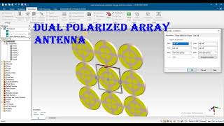 4x4 nano array antenna in cst and in hfss [upl. by Haonam]