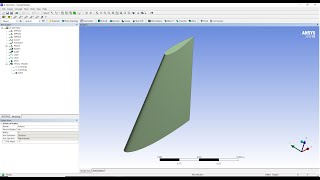 Design Modeler basic tutorial 9 SkinLoft for 3D WingBlade for Aircraft or Wind Turbine [upl. by Sprage505]