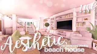 Bloxburg Aesthetic Beach House No Advanced Placing [upl. by Friederike356]