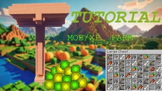 Minecraft Easy Mob XP Farm Tutorials 120 [upl. by Ymiaj]