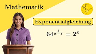 Exponentialgleichung einfacher Form mit Bruchexponent [upl. by Whitford]