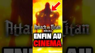 L’Attaque des Titans arrive au cinéma  Attack On Titan  The Last Attack Shorts anime manga [upl. by Ayahsey246]