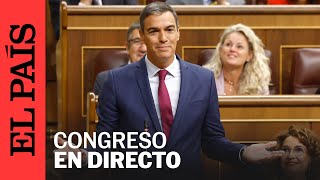 DIRECTO  Pleno del Congreso de los Diputados  EL PAÍS [upl. by Eilraep]