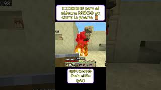 el aldeano no cierra la puerta por mensito 🚪🧟🤣 twitch streamer divertido minecraft [upl. by Clarisse471]