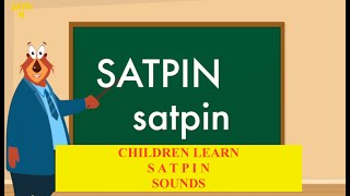 PHONICS PART 1  SATPIN SOUNDS  KIDS READING  RISEKIDZZ24 [upl. by Lebasi]