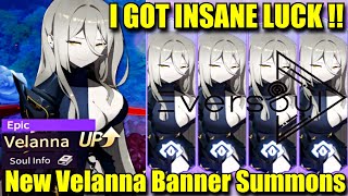 I GOT INSANE LUCK  New Velanna Banner Summons  Eversoul Global [upl. by Meris]