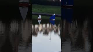 Tranquil Sailboats Gliding on a Peaceful Lake Littlehampton Sussex England 🏴󠁧󠁢󠁥󠁮󠁧󠁿 [upl. by Llerrah]