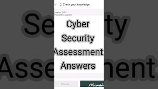 Cyber Security  Assessment 2 Answers  Naan mudhalvan  eduhubforgenzworldstudies [upl. by Enilekcaj]