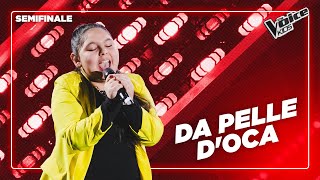 La voce di Annamaria conquista con “Beautiful” di Christina Aguilera  The Voice Kids 3 Semifinale [upl. by Hairaza]