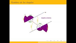 Rectas coplanares y ángulos formados entre si [upl. by Nayrda]