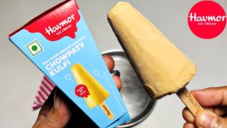 Havmor Chowpaty Kulfi 65ml  Ingredients Recipe Taste Price  Almond Cashew Chowpaty Kulfi🍦 [upl. by Anauqal]