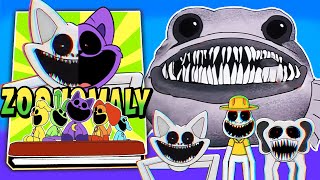 Making Zoonomaly Game Book 🐼😝DIY  Horror Squishy LIGHTSAREOFF [upl. by Sams985]