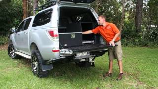 Mazda BT50 Custom Drawer System [upl. by Schilt]